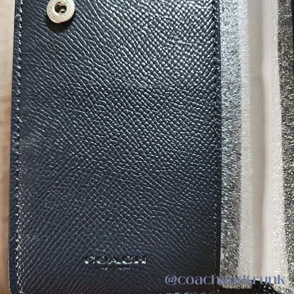 2 PC COACH Leather Prairie Satchel and Leather Slim Snap Long 12 Card Wallet NWT - Picture 4 of 16